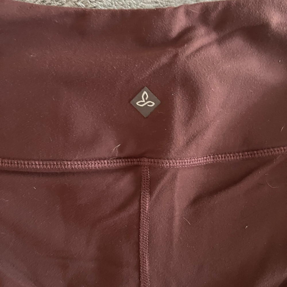 Prana Maroon Activewear with Logo